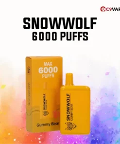 Snowwolf 6000 Puff กลิ่น Gummy Bear ลูกกวาดหนึบหวานสนุก