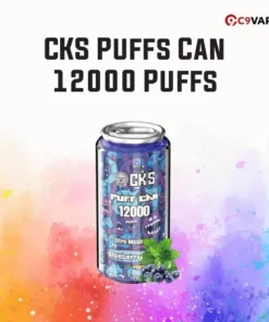 CKS Puffs Can 12000 Puffs กลิ่นหอมหวานละมุน พร้อมความเย็นสดชื่นเบาๆ