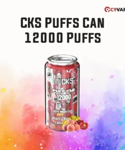 CKS Puffs Can 12000 Puffs กลิ่นหอมซ่าแบบมิกซ์ฟรุต เปรี้ยวหวานชุ่มคอ