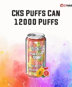 CKS Puffs Can 12000 Puffs กลิ่นเปรี้ยวซ่าเล็กๆ กับความหวานหอมของมะม่วงสุก