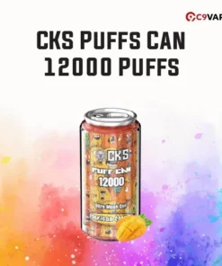 CKS Puffs Can 12000 Puffs กลิ่นหอมหวานแบบผลไม้เมืองร้อน แซ่บหวานแบบไม่เหมือนใคร