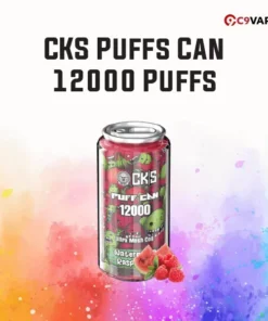 CKS Puffs Can 12000 Puffs กลิ่นสดชื่นฉ่ำใจ หวานอมเปรี้ยวแบบเบอร์รี่แน่น
