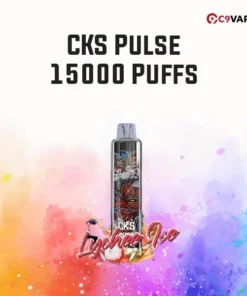 CKS Pulse 15000 Puffs กลิ่น Lychee Ice ลิ้นจี่หอมหวานเย็นชื่นใจ กลิ่นบางเบาแบบผลไม้เมืองร้อน