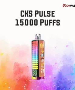 CKS Pulse 15000 Puffs กลิ่น Passionfruit เสาวรสเปรี้ยวสดชื่น กลิ่นชัดเต็มคำโดนใจสายฟรุตตี้