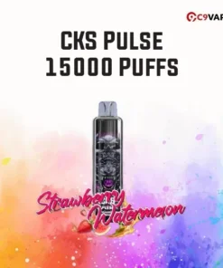 CKS Pulse 15000 Puffs กลิ่น Strawberry Watermelon สตรอว์เบอร์รีผสมแตงโม หอมหวานฟรุตตี้ชื่นใจ