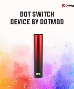 Dot Switch By Dotmod สีเรดออบซิเดียน สีแดงเข้มลึกลับ เหมือนหินภูเขาไฟที่ร้อนแรง
