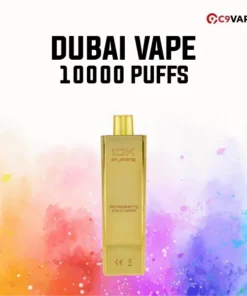 Dubai Vape 10K กลิ่น Strawberry Ice Cream ไอศกรีมสตรอว์เบอร์รี่หวานละมุน กลิ่นนมผลไม้
