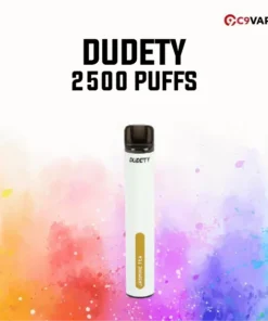 Dudety 2500 Puffs กลิ่น Jasmine Tea ชามะลิหอมกรุ่น เบา ๆ กลิ่นหอมฟุ้งมีเอกลักษณ์