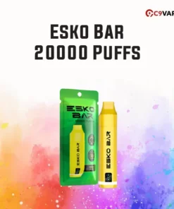 Esko Bar 20K กลิ่นแอปเปิลว่านหางจระเข้ สดชื่นเบาๆ กลิ่นแอปเปิลผสมว่านหางจระเข้