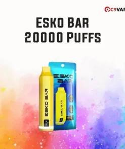 Esko Bar 20K กลิ่นบลูเบอร์รีเย็น หอมเย็นชื่นใจ กลิ่นบลูเบอร์รีสดใหม่