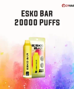 Esko Bar 20K กลิ่นสตรอว์เบอร์รีกีวี หวานเปรี้ยวสดชื่น กลิ่นผลไม้คู่ดูดี