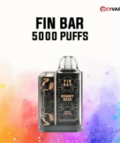 Finbar 5000 Puff กลิ่นกัมมี่แบร์ หวานนุ่มเหมือนลูกกวาดหมี เคี้ยวสนุกในรูปแบบกลิ่น