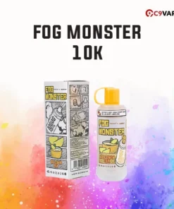 Fog Monster 10000 Puffs Lemon Tea ชามะนาวเปรี้ยวหวาน กลิ่นหอมสดชื่นสไตล์เครื่องดื่มเย็น