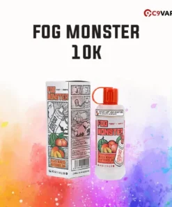 Fog Monster 10000 Puffs Peach Mango Watermelon พีช มะม่วง และแตงโม รวมตัวกันในรสชาติสุดซัมเมอร์