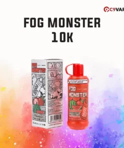 Fog Monster 10000 Puffs Strawberry Watermelon ความหวานฉ่ำของแตงโม ผสานสตรอว์เบอร์รีสุดสดใส