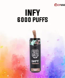 INFY 6000 Puff กลิ่น Choco Mint ช็อกโกแลตผสมมิ้นต์เย็น
