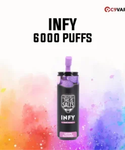 INFY 6000 Puff กลิ่น Grape Gummies ลูกอมองุ่นเคี้ยวหนึบ