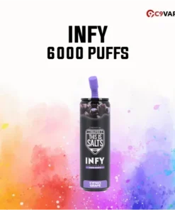 INFY 6000 Puff กลิ่น Kyoho Grape องุ่นเคียวโฮเข้มข้น
