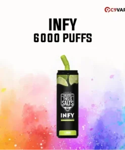 INFY 6000 Puff กลิ่น Lime มะนาวเปรี้ยวจี๊ดสดชื่น