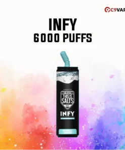 INFY 6000 Puff กลิ่น Mineral Water สดชื่นเหมือนน้ำแร่บริสุทธิ์