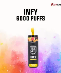 INFY 6000 Puff กลิ่น Tropical Fruit ผลไม้เขตร้อนสดชื่น