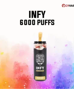INFY 6000 Puff กลิ่น Yakult ยาคูลท์เปรี้ยวหวานสดชื่น