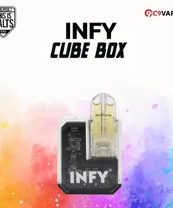 INFY Cube Box สีคริสตัลใส โปร่งใสดั่งหยดน้ำ เรียบเท่แบบมินิมอล