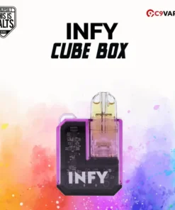 INFY Cube Box สีม่วงคราม ม่วงเข้มเท่มีสไตล์ เสน่ห์ลึกลับเกินต้าน