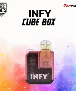 INFY Cube Box สีแดงไวน์ แดงเข้มลุ่มลึก หรูหราในทุกมุมมอง
