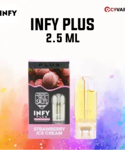 หัวพอต INFY Plus กลิ่นหวานละมุนคล้ายของหวาน เย็นเบาๆ หอมสตรอว์เบอร์รี