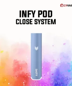 infy pod สีฟ้าน้ำแข็ง ฟ้าสดใสเยือกเย็น ดุจน้ำแข็งบางเบา