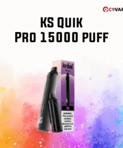 KS Quik Pro 15000 puff กลิ่นสองผลไม้หวานซ่อนเปรี้ยว หอมลงตัว