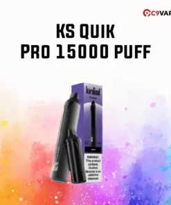 KS Quik Pro 15000 puff กลิ่นองุ่นหอมคลาสสิก หวานฉ่ำทุกคำสูด
