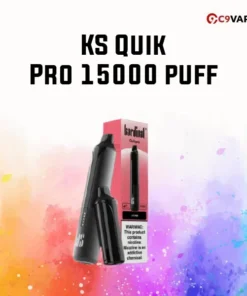KS Quik Pro 15000 puff กลิ่นหอมหวานลิ้นจี่แบบธรรมชาติ เย็นสดชื่น
