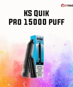KS Quik Pro 15000 puff กลิ่นสดชื่นแนวสะอาด เบาๆ คล้ายกลิ่นน้ำแร่