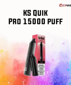 KS Quik Pro 15000 puff กลิ่นหวานฉ่ำ หอมสตรอว์เบอร์รีสุกหอม