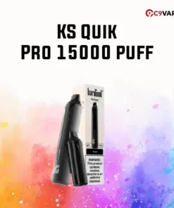 KS Quik Pro 15000 puff กลิ่นนุ่มละมุน หวานเปรี้ยวแบบโยเกิร์ตขนม