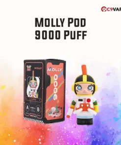 Molly Pod 9000 Puff กลิ่น Lychee ลิ้นจี่หอมละมุน หวานฉ่ำ กลิ่นผลไม้สุดฮิต