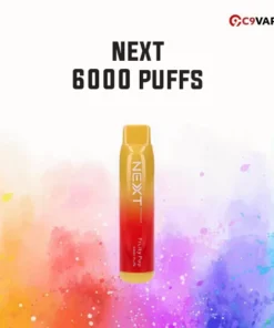 Next 6000 Puffs กลิ่น Fruity Pop ระเบิดความผลไม้หลากรสในคำเดียว เปรี้ยวหวานจัดจ้าน