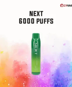 Next 6000 Puffs กลิ่น Honerdew Pineapple ฮันนี่ดิวหวานฉ่ำตัดด้วยสับปะรดซ่า สดชื่นแนวทรอปิคัล