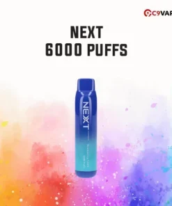 Next 6000 Puffs กลิ่น Strawberry Apple สตรอว์เบอร์รีเจือแอปเปิ้ล หอมสดใสสองสไตล์ในคำเดียว