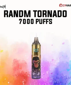พอตใช้แล้วทิ้ง randm tornado 7000 puffs apple peach pear ผลไม้สามสหาย หวานหอมลึก กลมกล่อมทุกชั้น