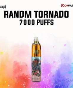 พอตใช้แล้วทิ้ง randm tornado 7000 puffs mango on ice มะม่วงหอมสุก เย็นชื่นใจ หวานกำลังดี