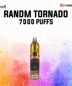 พอตใช้แล้วทิ้ง randm tornado 7000 puffs peach mango พีชมะม่วงหวานนัว หอมฟุ้ง ผลไม้รวมแบบเนียน ๆ