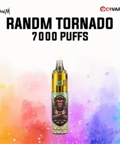 พอตใช้แล้วทิ้ง randm tornado 7000 puffs pineapple ice สับปะรดหวานจี๊ด เย็นหอมแบบทรอปิคอล