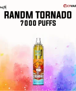 พอตใช้แล้วทิ้ง randm tornado 7000 puffs red energy ice กลิ่นเครื่องดื่มชูกำลัง เย็นซ่าจัดเต็มแบบเรดบูล