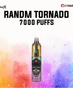 พอตใช้แล้วทิ้ง randm tornado 7000 puffs sour apple แอปเปิ้ลเปรี้ยวจี๊ด แสบลิ้น สดชื่นขั้นสุด