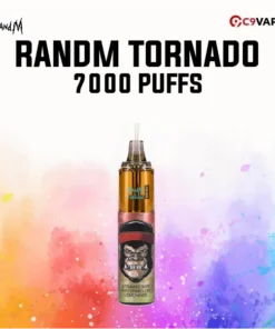 พอตใช้แล้วทิ้ง randm tornado 7000 puffs strawberry watermelon lemonade สามรสจัดจ้าน หวาน เปรี้ยว เย็น ครบรส
