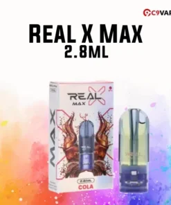 Real X Max กลิ่น Cola โคล่าซ่าๆ กลิ่นหอมแบบน้ำอัดลมสุดคลาสสิก