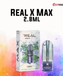 Real X Max กลิ่น Double Mint Extra มิ้นต์คู่ความเย็นสดชื่น สะอาดลมหายใจ